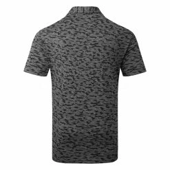Adidas Go-To Camo Print Golf Polo Shirt 5 Adidas Go-To Camo Print Golf Polo Shirt -Golf Sweaters Sales Adidas AW22 Go To Camo Print Polo Shirt HF9039 SHADI675 Black Grey Six Back
