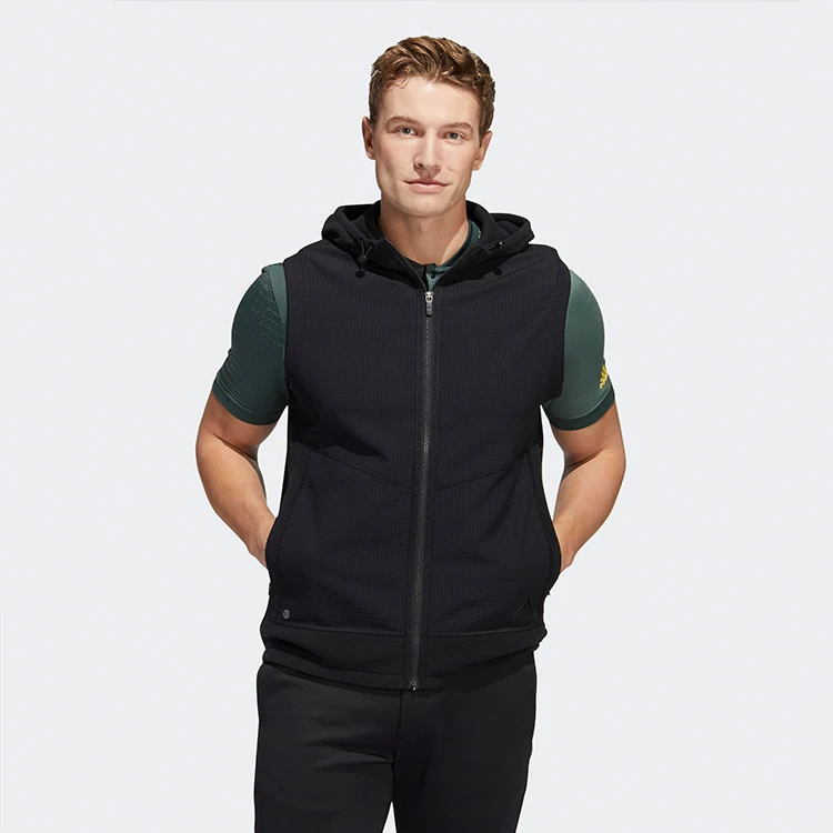 Adidas Statement Full Zip Hooded Golf Vest 4 Adidas Statement Full Zip Hooded Golf Vest - Image 4