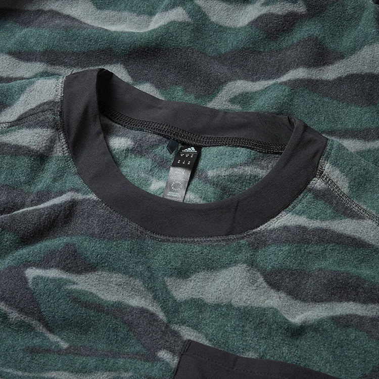 Adidas Texture Print Crew Golf Sweater 2 Adidas Texture Print Crew Golf Sweater - Image 2