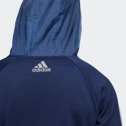 Adidas 3 Stripe COLD.RDY Golf Hoodie -Golf Sweaters Sales Adidas AW22 Three Stripe Cold.Rdy Hoodie HS4813 SWADI318 Collegiate Navy Model 5