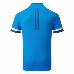 Adidas Statement Primegreen HEAT.RDY Golf Polo Shirt 5 Adidas Statement Primegreen HEAT.RDY Golf Polo Shirt -Golf Sweaters Sales Adidas SS22 Heat.Rdy Polo Shirt HI4753 Code SHADI698 Blue Rush Back