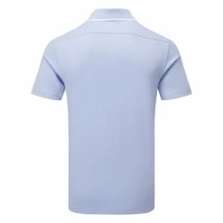 Adidas Go-To Pique Golf Polo Shirt 5 Adidas Go-To Pique Golf Polo Shirt -Golf Sweaters Sales Adidas SS23 Go To Pique Polo HS7599 SHADI712 S Blue Dawn Back