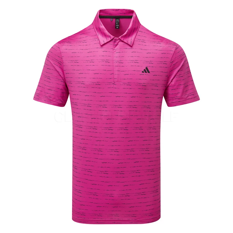 Adidas Stripe Zipper Golf Polo Shirt 1 Adidas Stripe Zipper Golf Polo Shirt