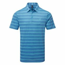 Adidas Two Colour Stripe Polo Shirt