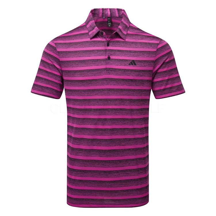 Adidas Two Colour Stripe Polo Shirt 1 Adidas Two Colour Stripe Polo Shirt