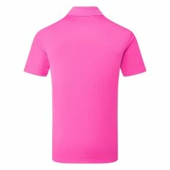 Adidas Performance Golf Polo Shirt 5 Adidas Performance Golf Polo Shirt -Golf Sweaters Sales Adidas Performance Golf Polo Shirt Lucid Fuchsia IB7490 back