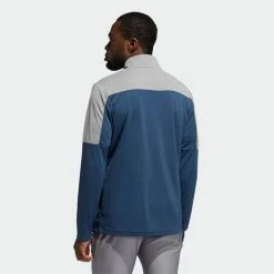 Adidas UPF Lightweight 1/4 Zip Golf Sweater -Golf Sweaters Sales Adidas SS21 UPF Lightweight 1 4 Zip Sweater GR0757 Code SWADI268 CrewNavy Model 3