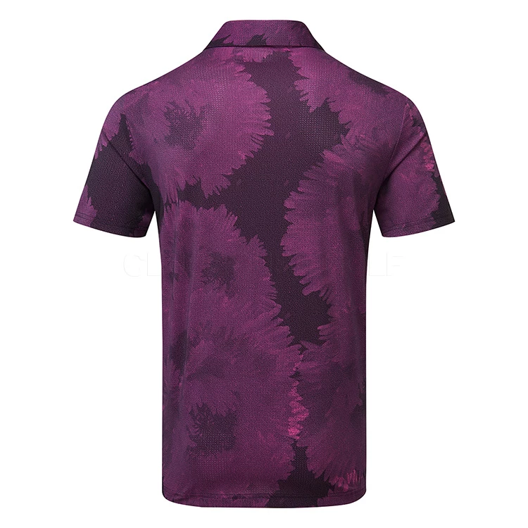 Adidas Flower Mesh Golf Polo Shirt - Image 3