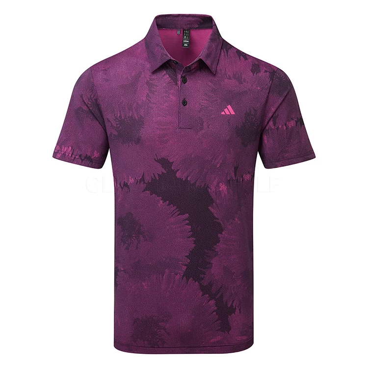 Adidas Flower Mesh Golf Polo Shirt