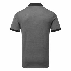 Adidas No Show Golf Polo Shirt -Golf Sweaters Sales Adidas SS23 No Show Polo HR7971 SHADI706 Black Back