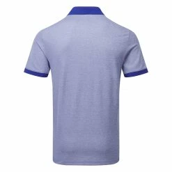 Adidas No Show Golf Polo Shirt 5 Adidas No Show Golf Polo Shirt -Golf Sweaters Sales Adidas SS23 No Show Polo HR7972 SHADI707 Lucid Blue Back