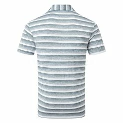 Adidas Two Colour Stripe Polo Shirt -Golf Sweaters Sales Adidas Two Colour Stripe Polo Shirt Collegiate Navy White HS7579 Back