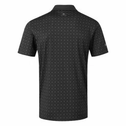Oscarjacobson Oscar Jacobson Barton Golf Polo Shirt -Golf Sweaters Sales Barton Polo OJTS0027 Code SHOSC179 Black Back
