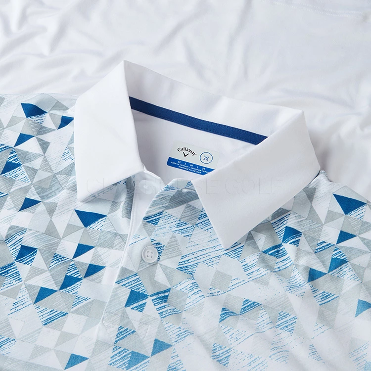 Callaway X-Series Asymmetric Street Mural Print Golf Polo Shirt 2 Callaway X-Series Asymmetric Street Mural Print Golf Polo Shirt - Image 2