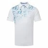 Callaway X-Series Asymmetric Street Mural Print Golf Polo Shirt