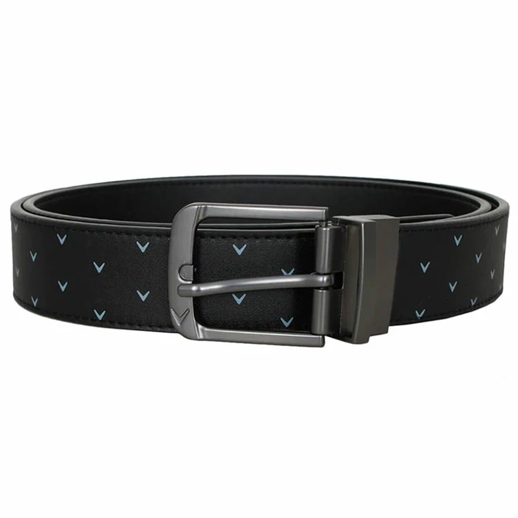 Callaway Chev Leather Golf Belt Caviar 1 Callaway Chev Leather Golf Belt Caviar