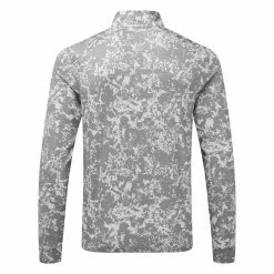 Callaway Camo 1/4 Zip Golf Sweater -Golf Sweaters Sales Callaway SS22 Camo 1 4 Zip Sweater Flinstone CGKSC0K5 075 SWCAL075 back