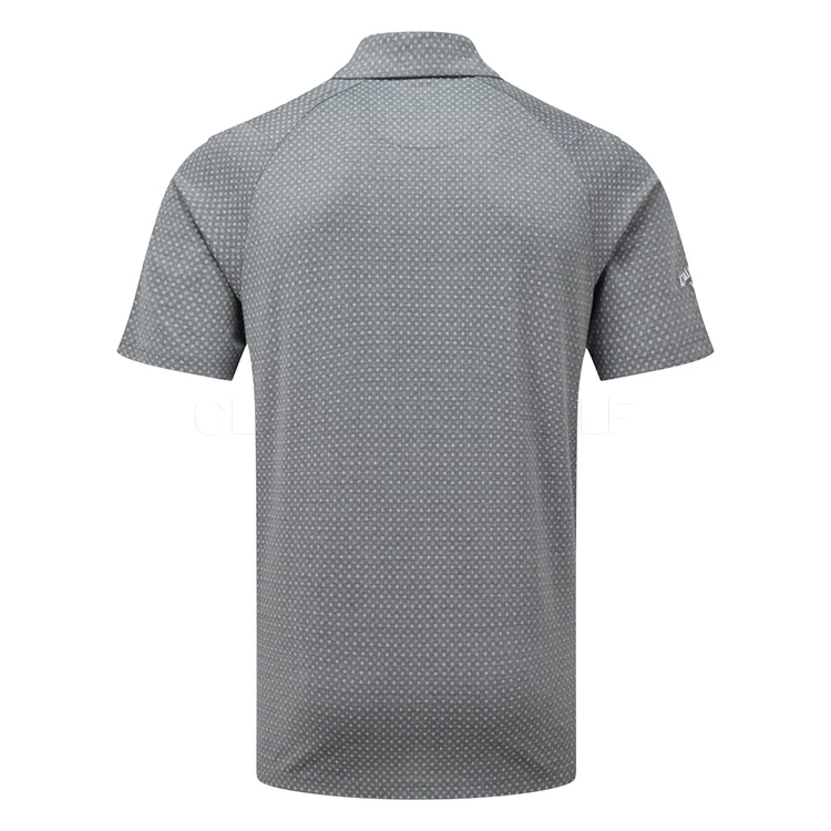 Callaway Soft Touch Micro Print Golf Polo Shirt Caviar 3 Callaway Soft Touch Micro Print Golf Polo Shirt Caviar - Image 3