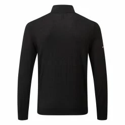 Callaway Blended Merino 1/4 Zip Golf Sweater 5 Callaway Blended Merino 1/4 Zip Golf Sweater -Golf Sweaters Sales Callaway AW18 Blended Merino 1 4 Zip Sweater CGGF80M1 019 Code SWCAL037 Black Ink back