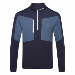 Callaway Aquapel Mixed Media 1/2 Zip Golf Sweater