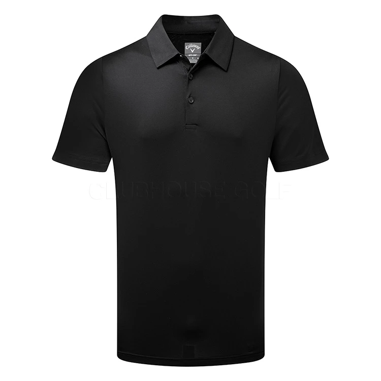 Callaway Swing Tech Solid Golf Polo Shirt 1 Callaway Swing Tech Solid Golf Polo Shirt