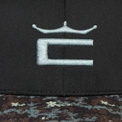 Cobra Camo Crown Snapback Golf Cap -Golf Sweaters Sales Cobra Camo Crown Snapback Golf Cap Black 3