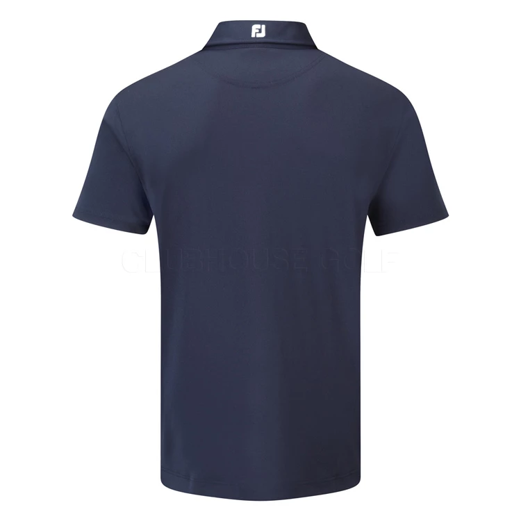 FootJoy Stretch Pique Solid Golf Polo Shirt 3 FootJoy Stretch Pique Solid Golf Polo Shirt - Image 3