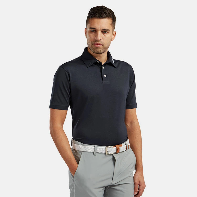FootJoy Stretch Pique Solid Golf Polo Shirt 4 FootJoy Stretch Pique Solid Golf Polo Shirt - Image 4
