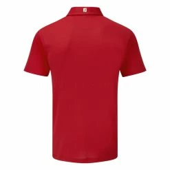 FootJoy Stretch Pique Solid Golf Polo Shirt 8 FootJoy Stretch Pique Solid Golf Polo Shirt -Golf Sweaters Sales FOOTJOY PERF SS SHIRT ATH RED BACK