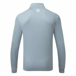 FootJoy ThermoSeries 1/2 Zip Golf Pullover -Golf Sweaters Sales FootJoy AW22 Thermoseries Midlayer Sweater 88813 SWFOO161 L Grey Stone Back
