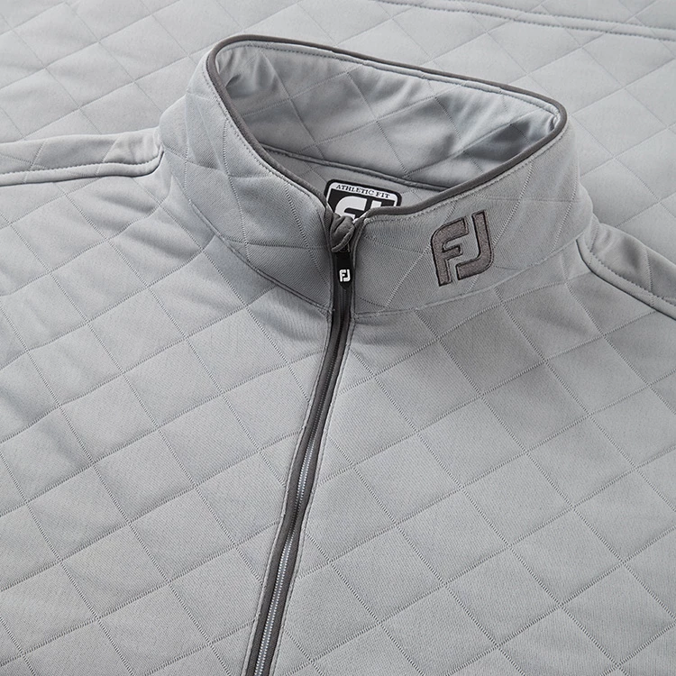 FootJoy Diamond Jacquard Chill-Out 1/4 Zip Golf Pullover 2 FootJoy Diamond Jacquard Chill-Out 1/4 Zip Golf Pullover - Image 2