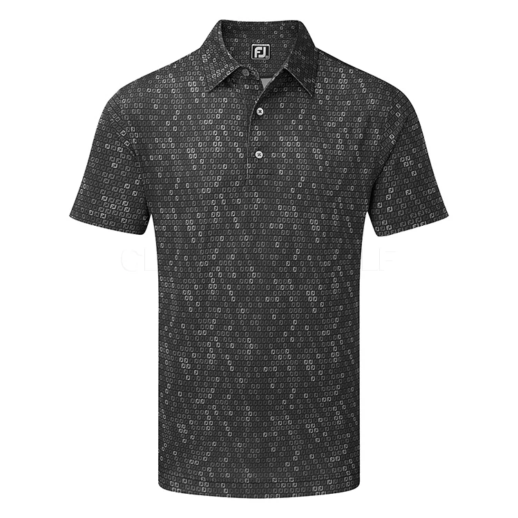 FootJoy Digital Camo FJ Print Lisle Golf Polo Shirt 1 FootJoy Digital Camo FJ Print Lisle Golf Polo Shirt