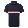 FootJoy Double Chest Band Pique Golf Polo Shirt