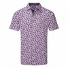 FootJoy Shadow Palm Print Pique Golf Polo Shirt