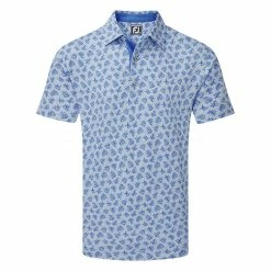 FootJoy Shadow Palm Print Pique Golf Polo Shirt
