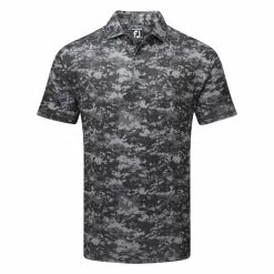FootJoy Cloud Camo Lisle Golf Polo Shirt
