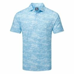 FootJoy Cloud Camo Lisle Golf Polo Shirt