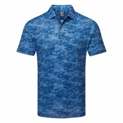 FootJoy Cloud Camo Lisle Golf Polo Shirt