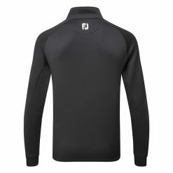 FootJoy Chill-Out 1/4 Zip Golf Pullover -Golf Sweaters Sales FootJoy SS19 Chill Out 2.0 Pullover 90146 Code SWFOO088 Black Back