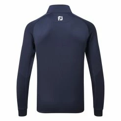 FootJoy Chill-Out 1/4 Zip Golf Pullover -Golf Sweaters Sales FootJoy SS19 Chill Out 2.0 Pullover 90147 Code SWFOO089 Navy back
