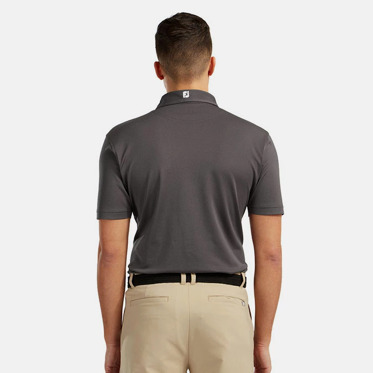 FootJoy Stretch Pique Solid Golf Polo Shirt - Image 6