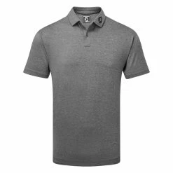 FootJoy Heather Self Collar Lisle Golf Polo Shirt