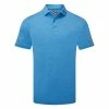 FootJoy Heather Self Collar Lisle Golf Polo Shirt