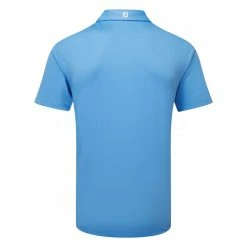 FootJoy Stretch Pique Solid Golf Polo Shirt 5 FootJoy Stretch Pique Solid Golf Polo Shirt -Golf Sweaters Sales FootJoy SS23 Stretch Pique Solid Polo Shirt 91826 SHFOO266 S Light Blue Back