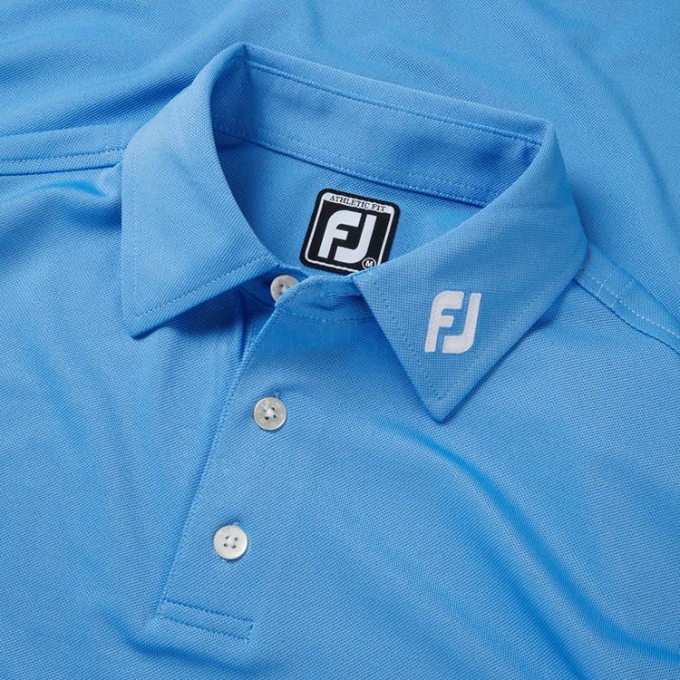 FootJoy Stretch Pique Solid Golf Polo Shirt 2 FootJoy Stretch Pique Solid Golf Polo Shirt - Image 2