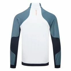 Galvingreen Galvin Green Donald Insula Golf Jacket 5 Galvingreen Galvin Green Donald Insula Golf Jacket -Golf Sweaters Sales Galvin Green AW22 Donald Sweater Jacket G134513 SWGAL379 White Navy Orange Back