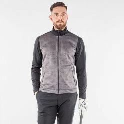 Galvingreen Galvin Green Dason Insula Golf Jacket 9 Galvingreen Galvin Green Dason Insula Golf Jacket -Golf Sweaters Sales Galvin Green AW22 DASON G134007 GRANITE GREY BLACK Model 1