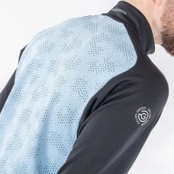 Galvingreen Galvin Green Dason Insula Golf Jacket -Golf Sweaters Sales Galvin Green AW22 DASON G134067 BLUE BELL BLACK Model 2