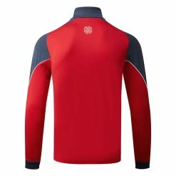 Galvingreen Galvin Green Daxton Insula Golf Pullover -Golf Sweaters Sales Galvin Green AW22 DAXTON G124202 RED NAVY WHITE Back