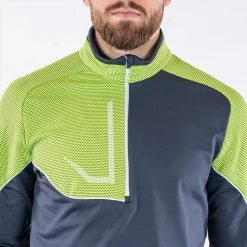 Galvingreen Galvin Green Daxton Insula Golf Pullover 17 Galvingreen Galvin Green Daxton Insula Golf Pullover -Golf Sweaters Sales Galvin Green AW22 DAXTON G124238 NAVY LIME WHITE Model 6